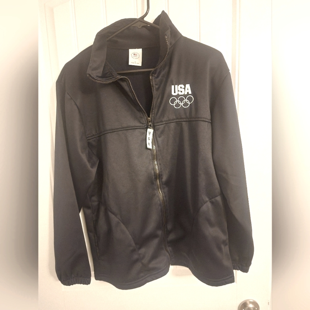 Vintage 90s United States of America Olympic Committee Zip-up Jacket